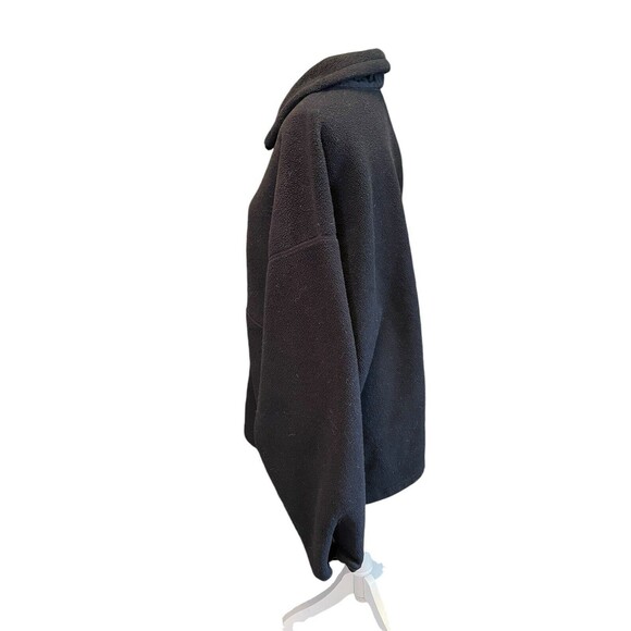 Columbia Mens Sz XL Pullover Fleece jacket 1/2 Zip Black a28 - Picture 2 of 8